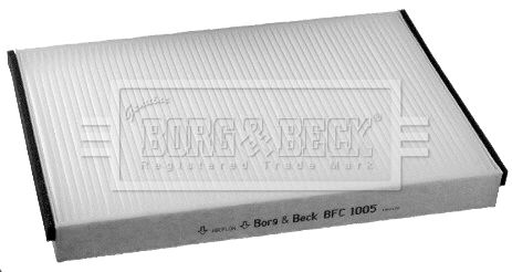 BORG & BECK Фильтр, воздух во внутренном пространстве BFC1005